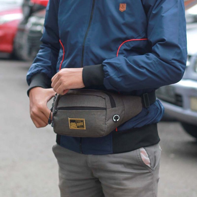 New Arrival Tas salempang pria slingbag waistbag terbaru selempang premium bahan dolby original