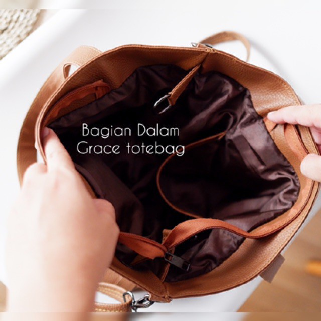 Grace Totebag - Tweelyforbag - Totebag - Tas Wanita