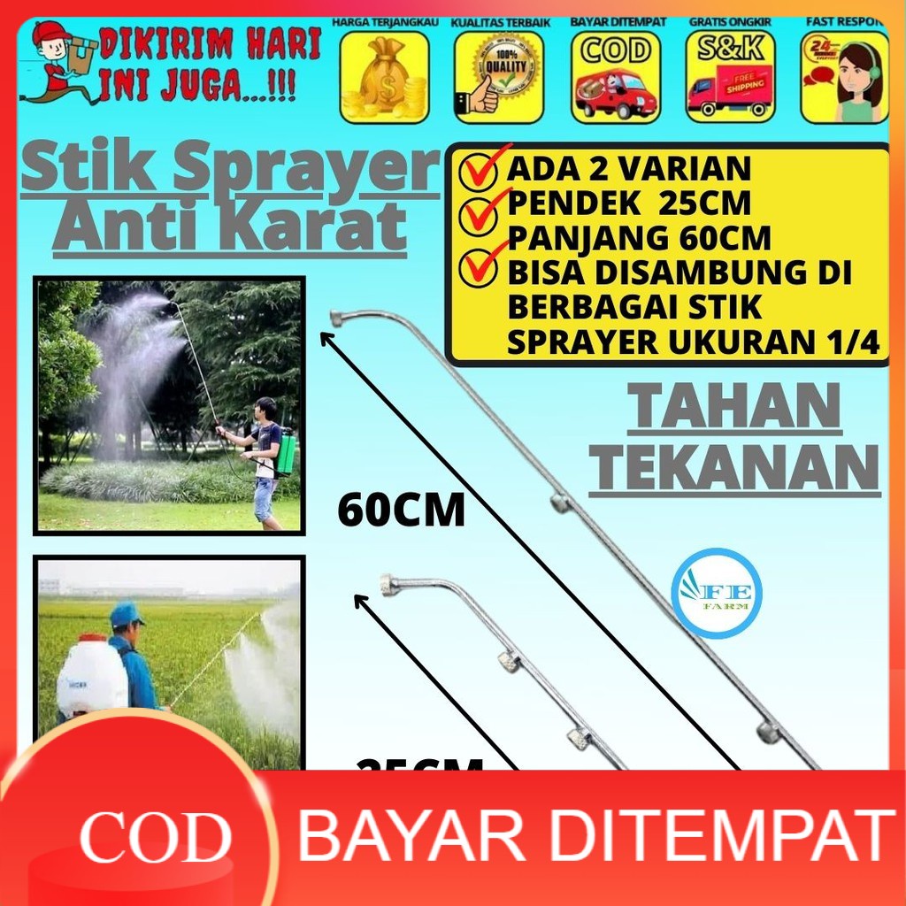 STIK SPRAYER TONGSIS MATA 3  KABUT ELEKTRIK