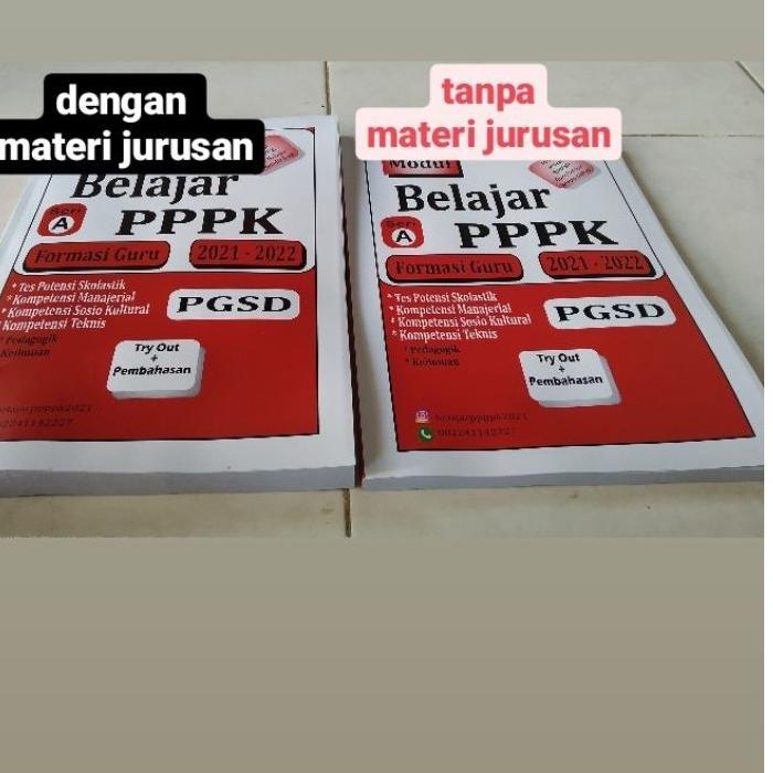 Sedang Ramai Modul Buku PPPK Guru SD PGSD 2021 BelajarPPPK CPNS ASN fahri.exhaust ..