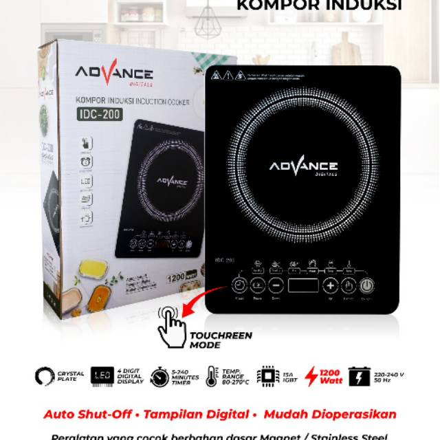 Kompor induksi / Kompor listrik advance idc-200 / IDC200