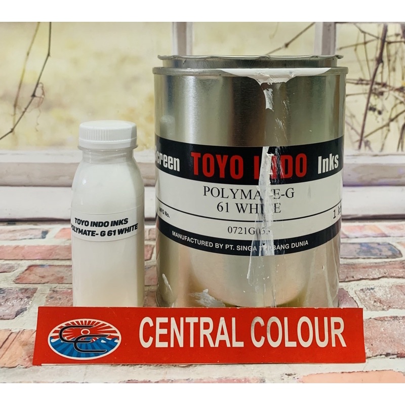 

Tinta Toyo Polymate-G 61 White Tinta Sablon Plastik - 1KG