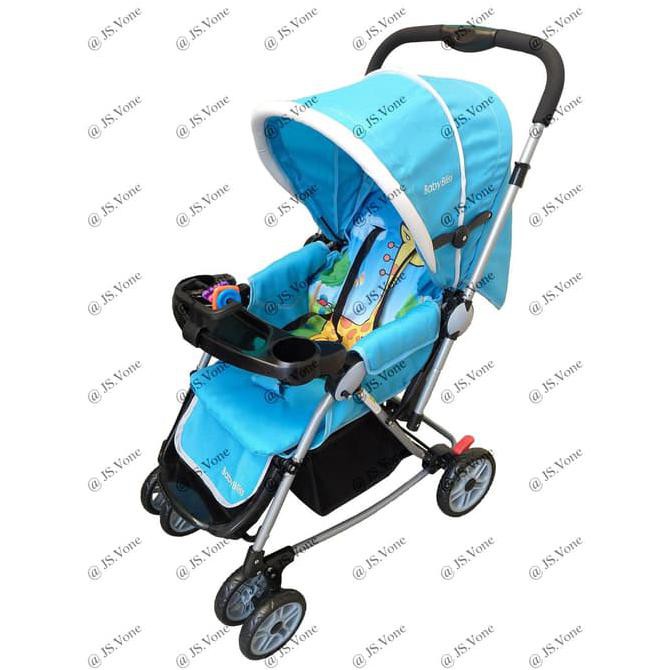 Kereta Dorong Bayi / Stroller Baby Bliss Handle Dorong 2 arah & Ayun