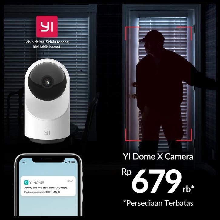 Yi Dome X Xiaoyi Wifi IP Camera Full HD1080p International Version