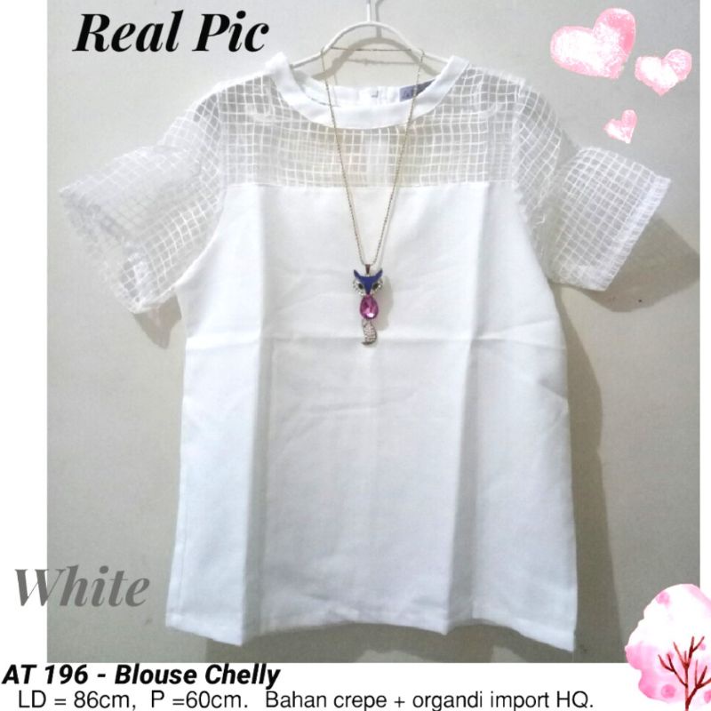 Blouse Chelly,  Baju atasan murah wanita import bangkok casual style