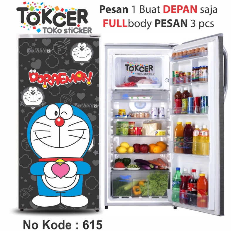 Stiker Kulkas / Stiker Magicom/ Stiker Kompor Motif DORAEMON