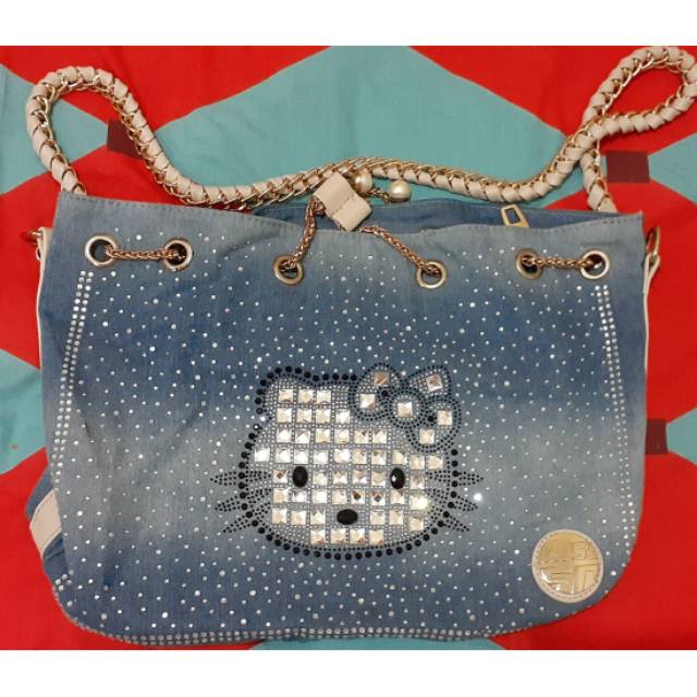 Miss Sixty M60 Tas Fashion Jeans Hello Kitty (Preloved Like New)