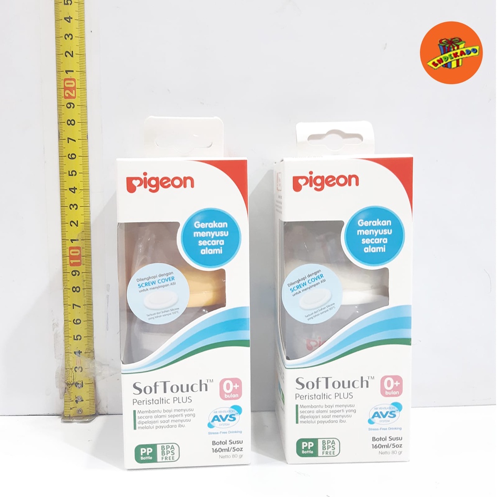 PIGEON BOTOL SUSU SOFT TOUCH WIDE NECK 160ml -Botol Susu