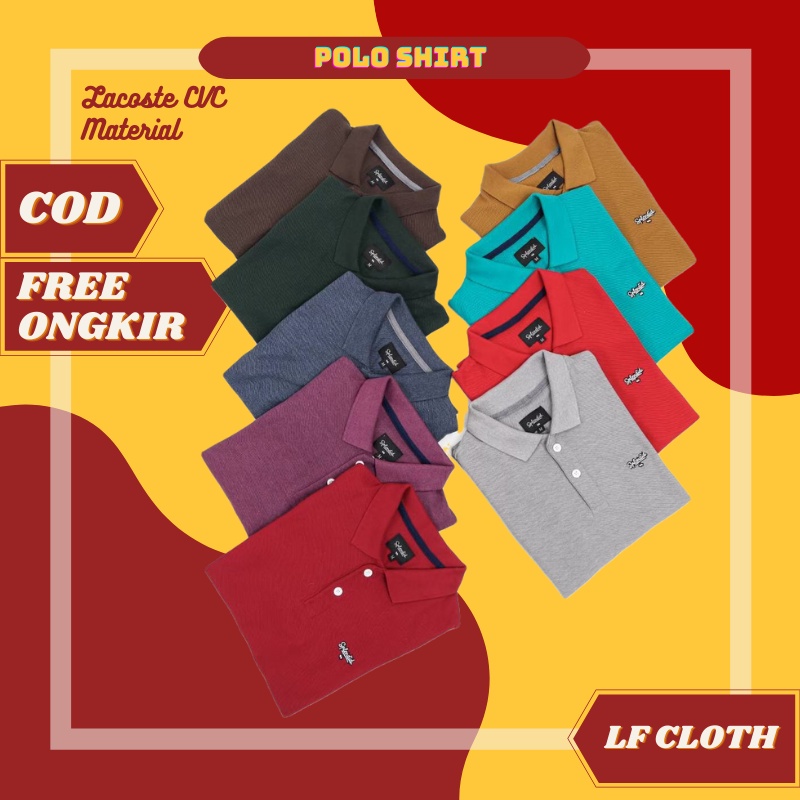 Kaos Polo Shirt Pria Kaos Kerah Lengan pendek Original / POLO SHIRT PRIA / POLO PRIA / KAOS POLO / K