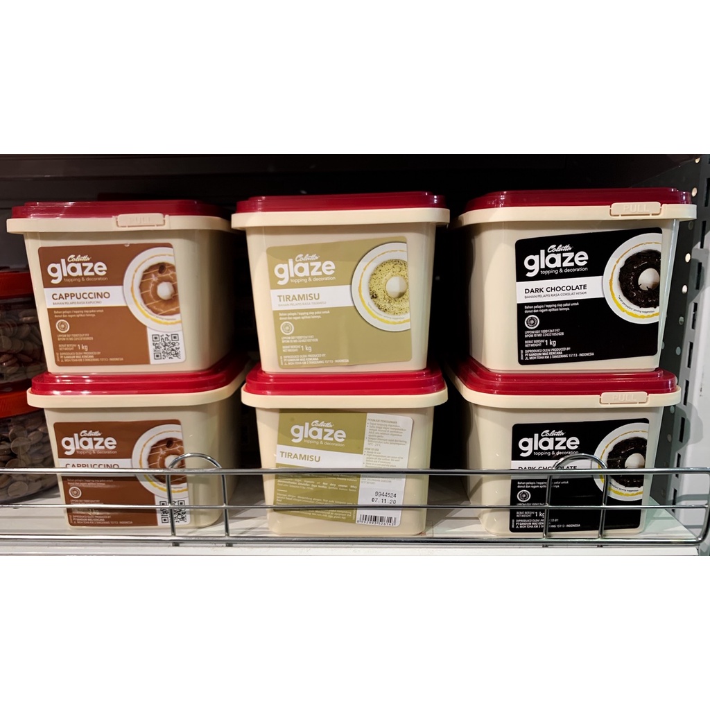 COLATTA Glaze Cappuccino 1 kg Dip Topping Selai Capucino