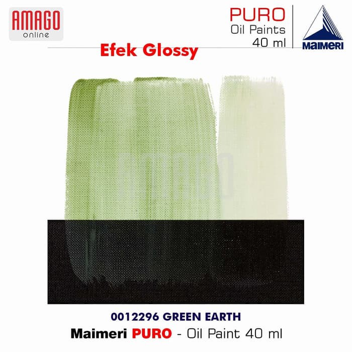 MAIMERI PURO - OIL PAINT - GREEN EARTH - 40ML - M0012296