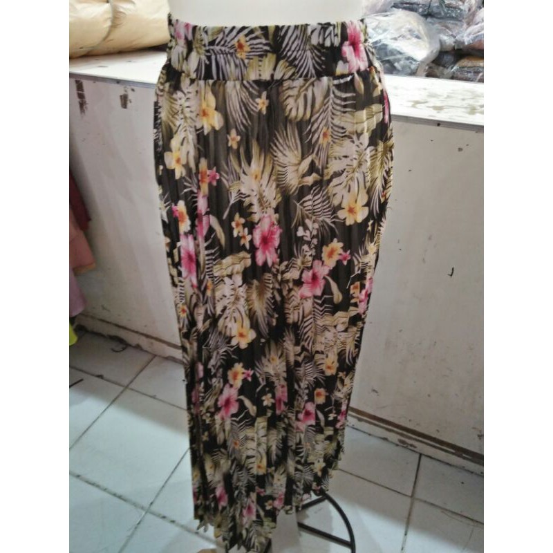 Rok plisket sifon super premium