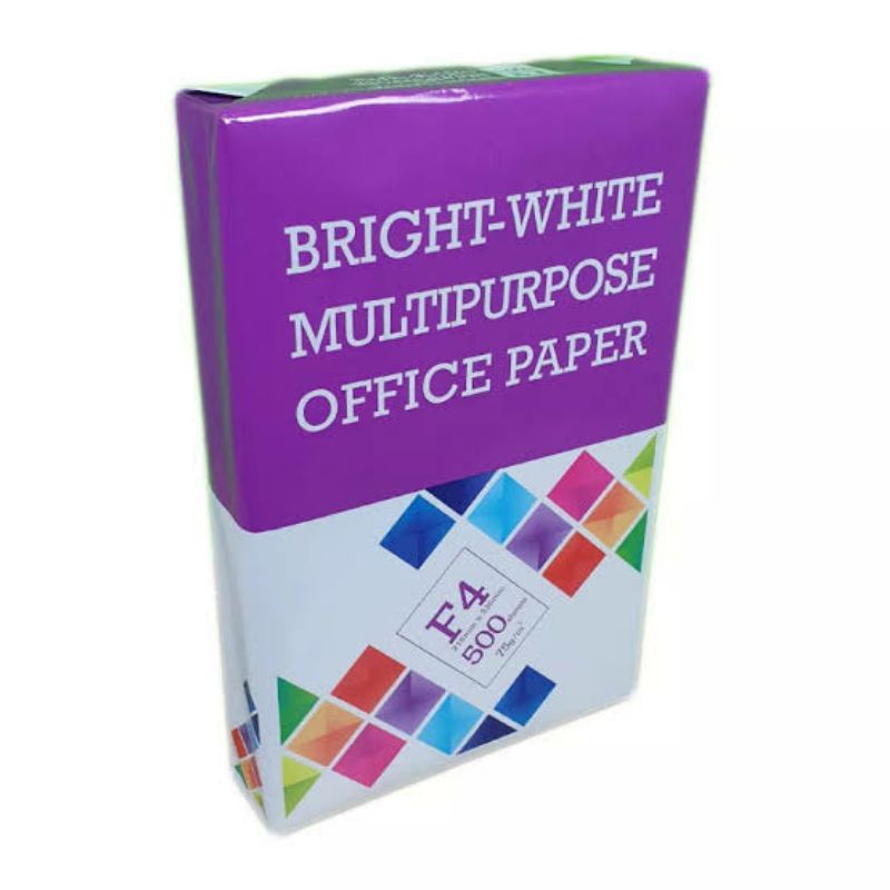 Jual KERTAS F4 HVS 75 GR BMO BRIGHTWHITE MULTIPURPOSE OFFICE PAPER ...