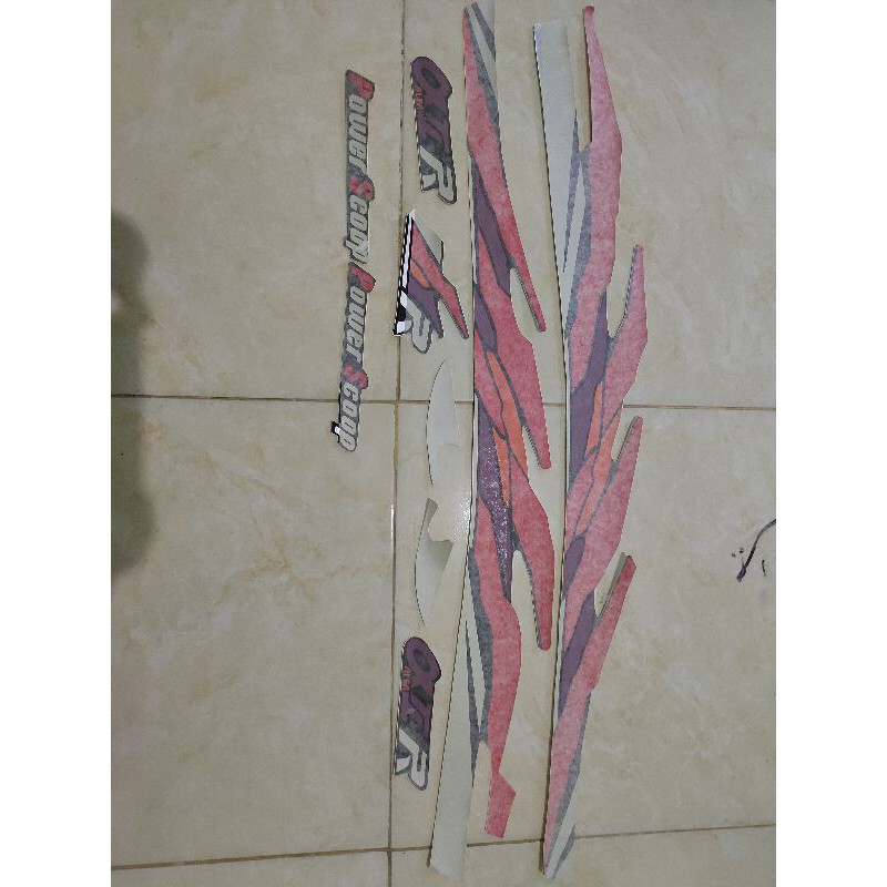 striping sticker list body yamaha alfa 1994 alfa 2R nos