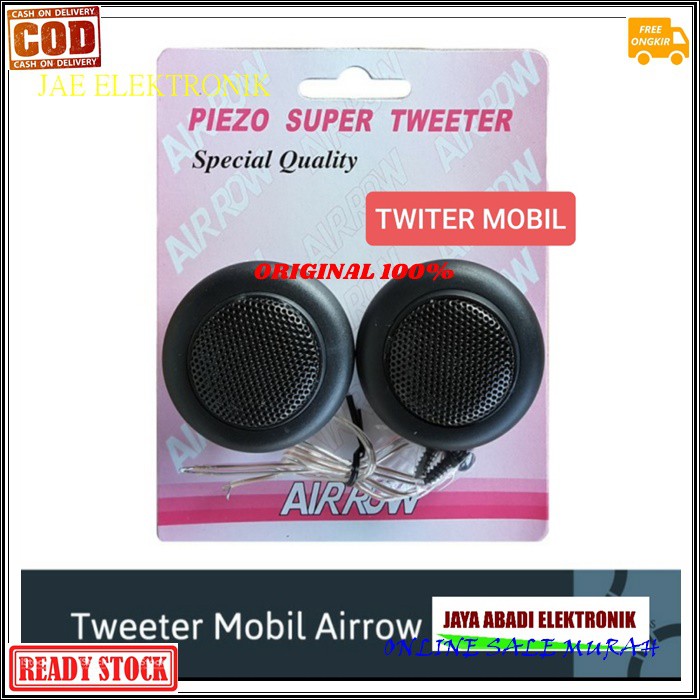 G516  Speaker piezo tweeter super treble ORIGINAL twiter spk mini mobil car audio sound musik suround magnet surround tambahan piezoo pasif suara coil booster AIRROW  sepasang adalah satu set  Bisa DIPAKAI SEGALA JENIS AUDIO  1 set isi 2 pcs Diameter 4cm