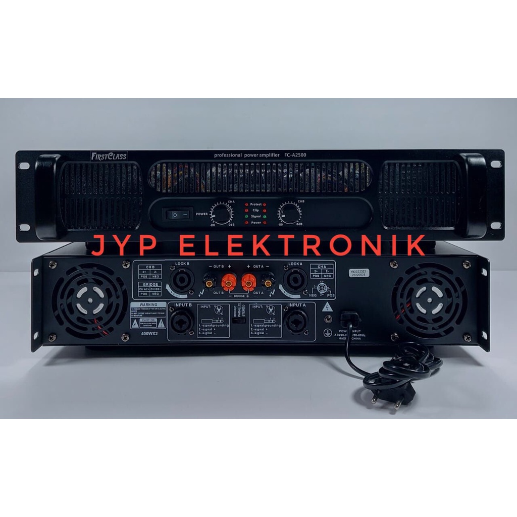POWER AUDIO AMPLIFIER FIRST CLASS FC A2500 / FCA2500 / FC-A 2500