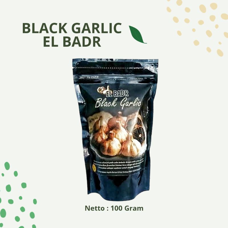 

Black Garlic El Badr Bawang Putih Hitam 100gram Dimakan Langsung Original
