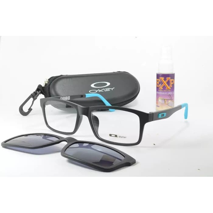 kacamata clip on ok ox8004 (frame+lensa)