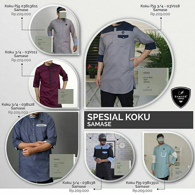 BAJU GAMIS SAMASE PRIA