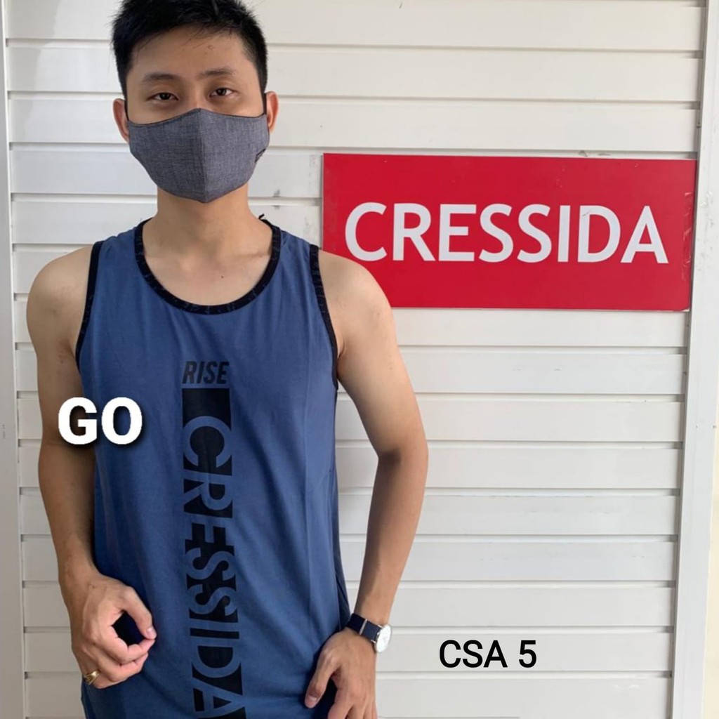 gos CSA CRESSIDA SINGLET PRIA Pakaian Kaos Dalam Cowok Laki-Laki Undershirt Original Brand