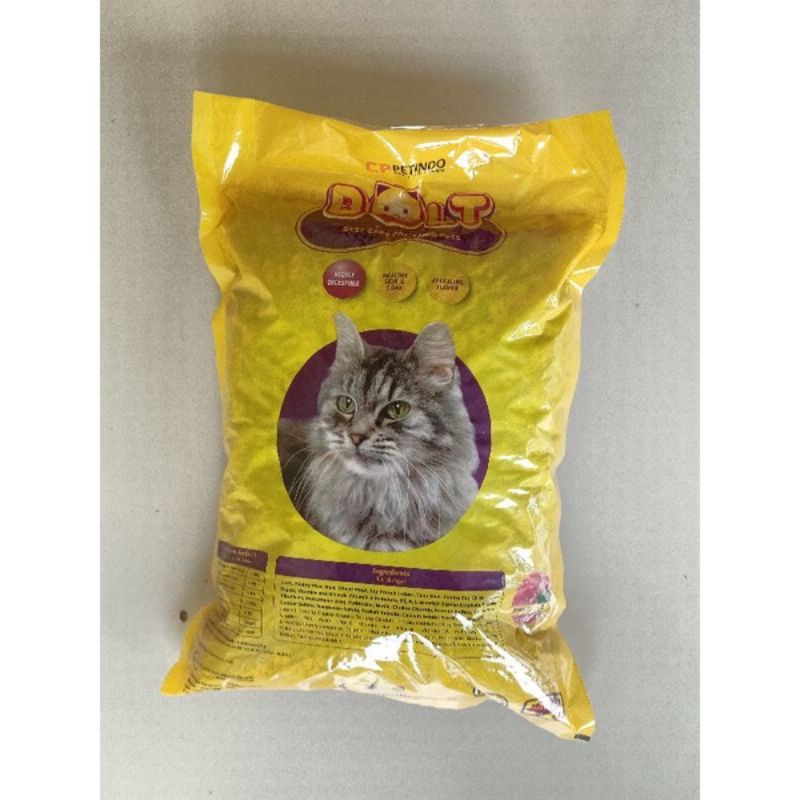 bolt tuna bentuk donat 1kg cat food