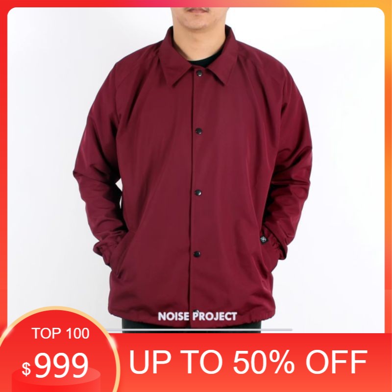 coach jacket basic polos noise original murah grosir baju pria terlaris jaket coach taslan anti air