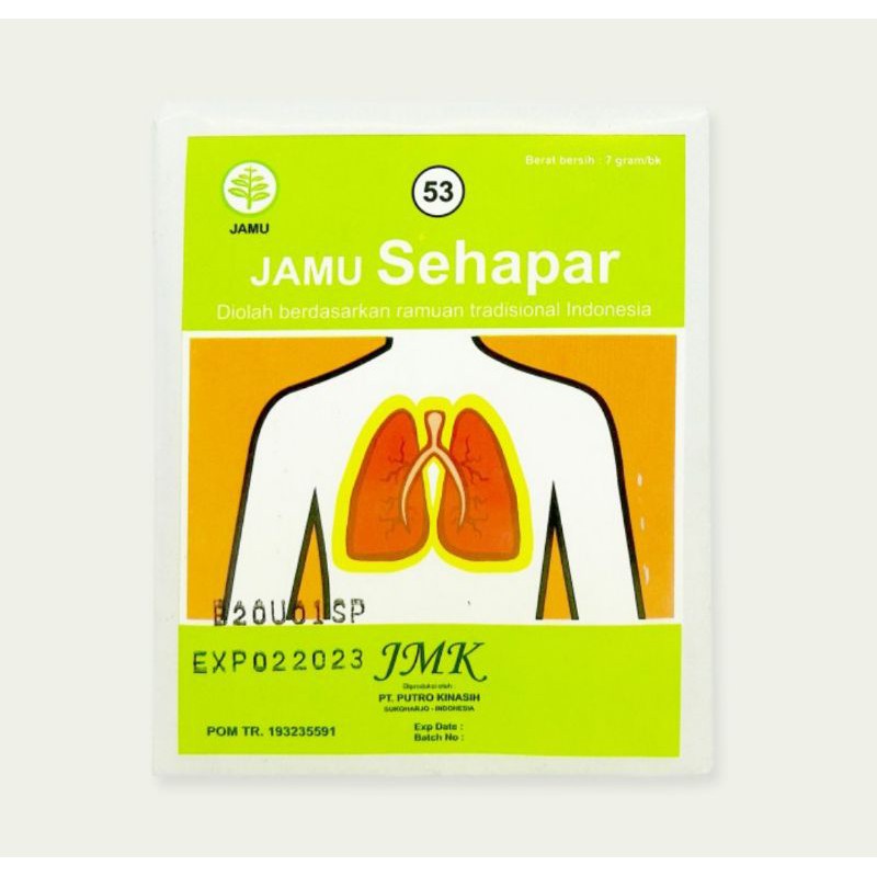 

Jamu Sehat Paru JMK (isi 10 saset)