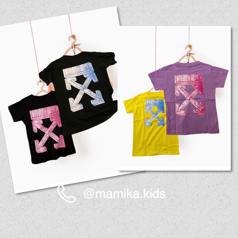 KAOS OFF WHITE MARKER ANAK | BAJU DISTRO ANAK