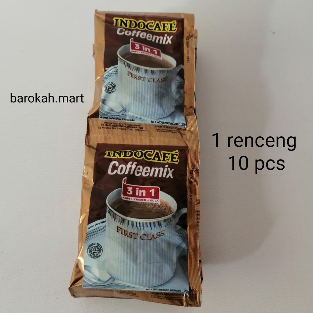 

Indocafe Coffeemix 3 in 1 Kopi Renceng isi 10 pcs x 20 g