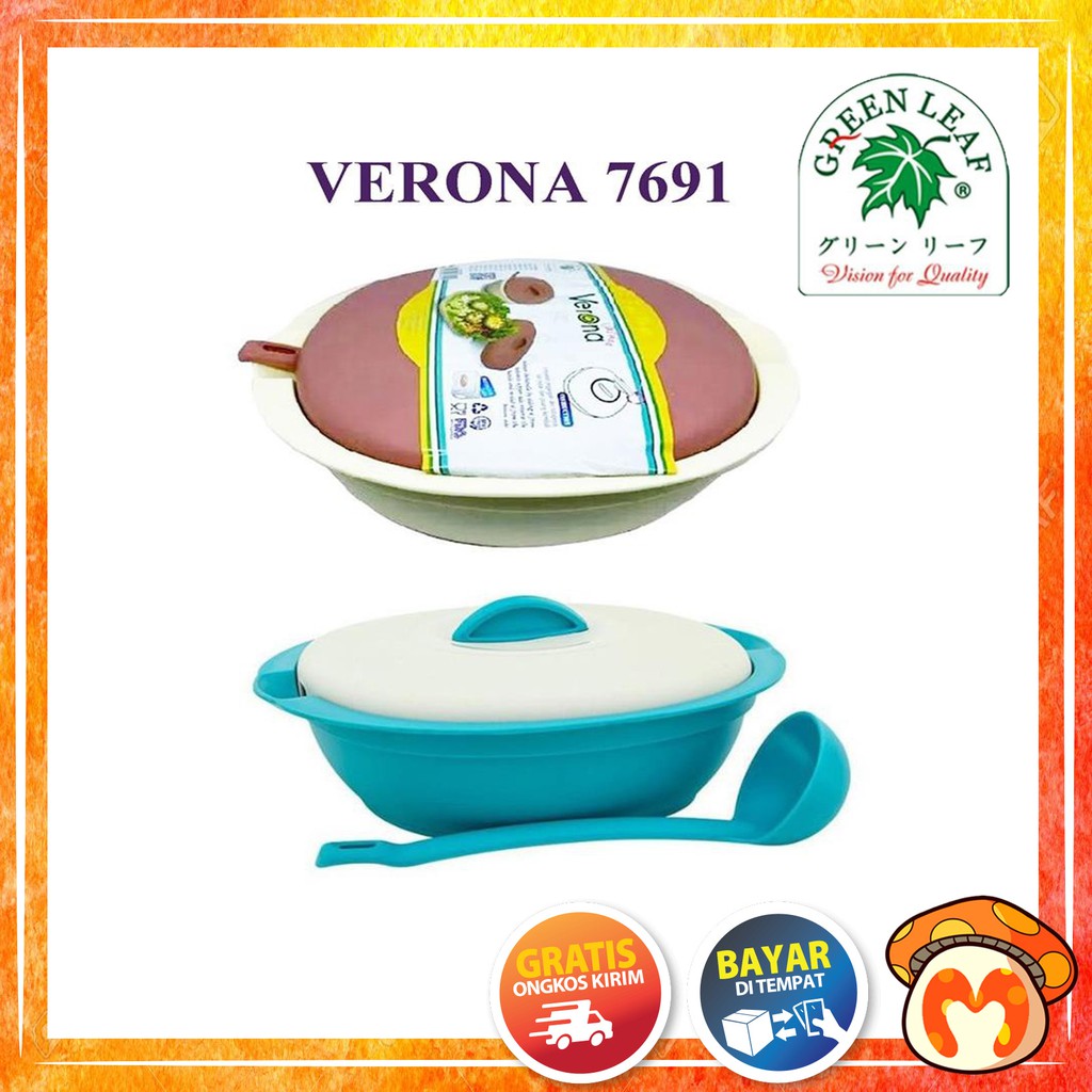 Mushroom Food Storage Tempat Saji Wadah Serbaguna 1,5 L GL7691