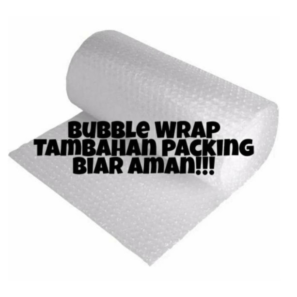 

BUBBLE WRAP / BUBBLE PACK TAMBAHAN UNTUK PACKING AMAN (baca deskripsi dulu)
