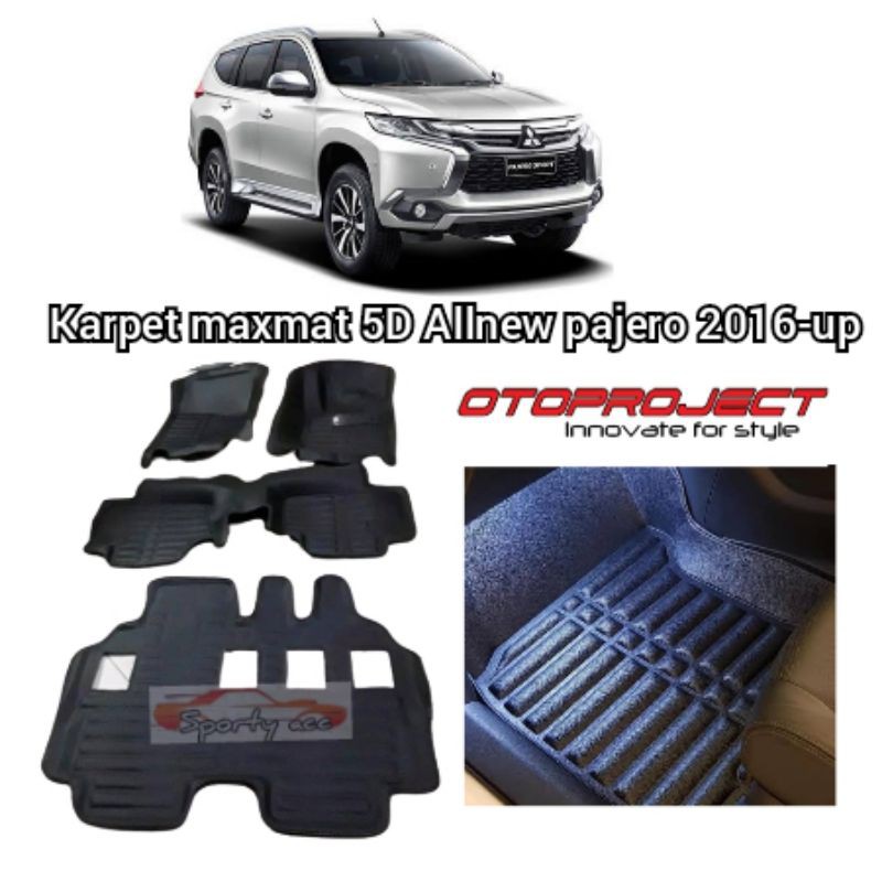 Karpet mobil maxmat 5D allnew pajero