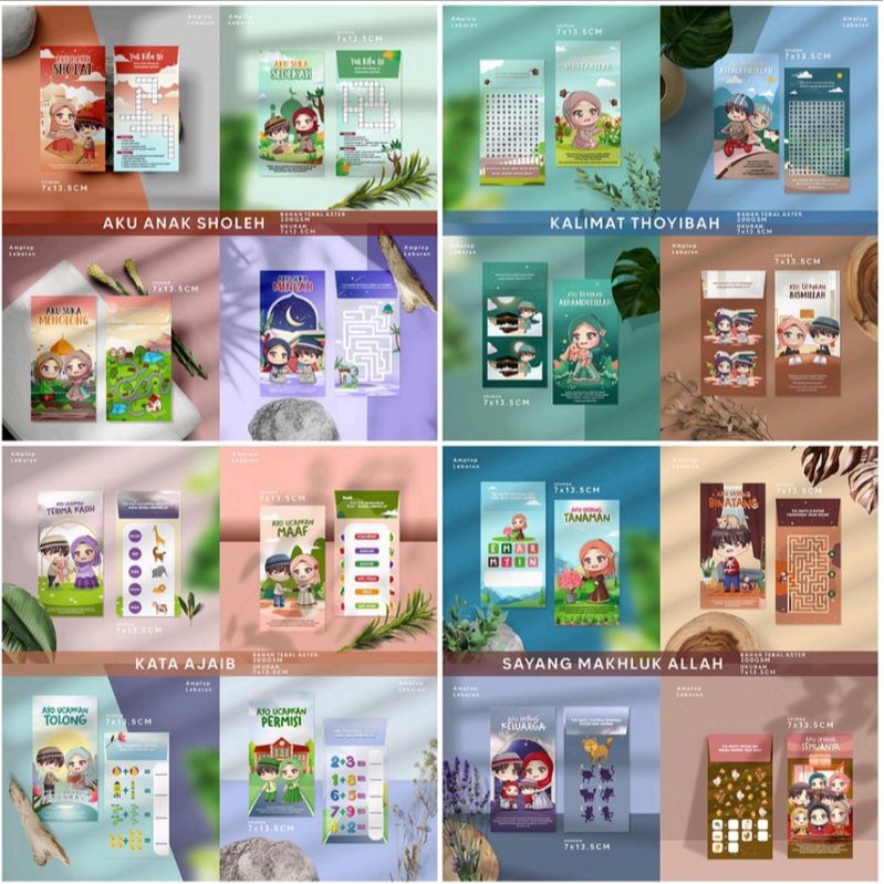 

AMPLOP EDUKASI LEBARAN (ISI 100 LEMBAR) | 4 DESAIN 1 TEMA