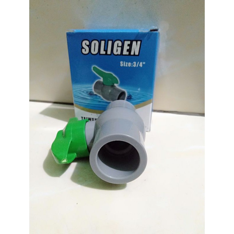 ballvalve pvc soligen 3/4 stop kran polos 3/4