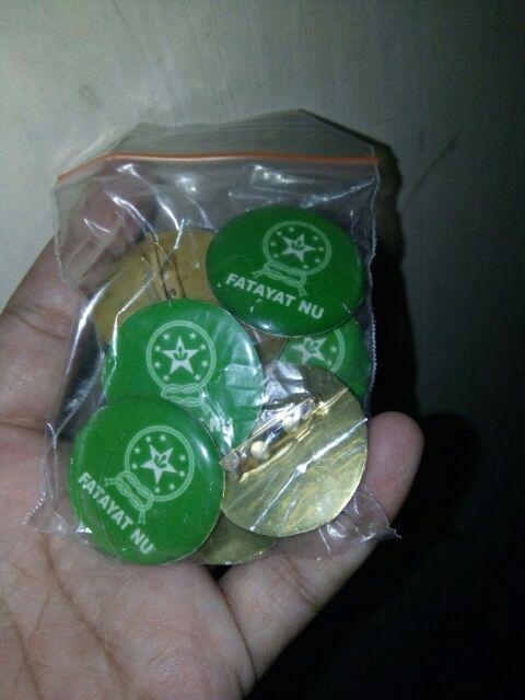 Pin Lencana Ippnu Ipnu Kuningan Cor Resin