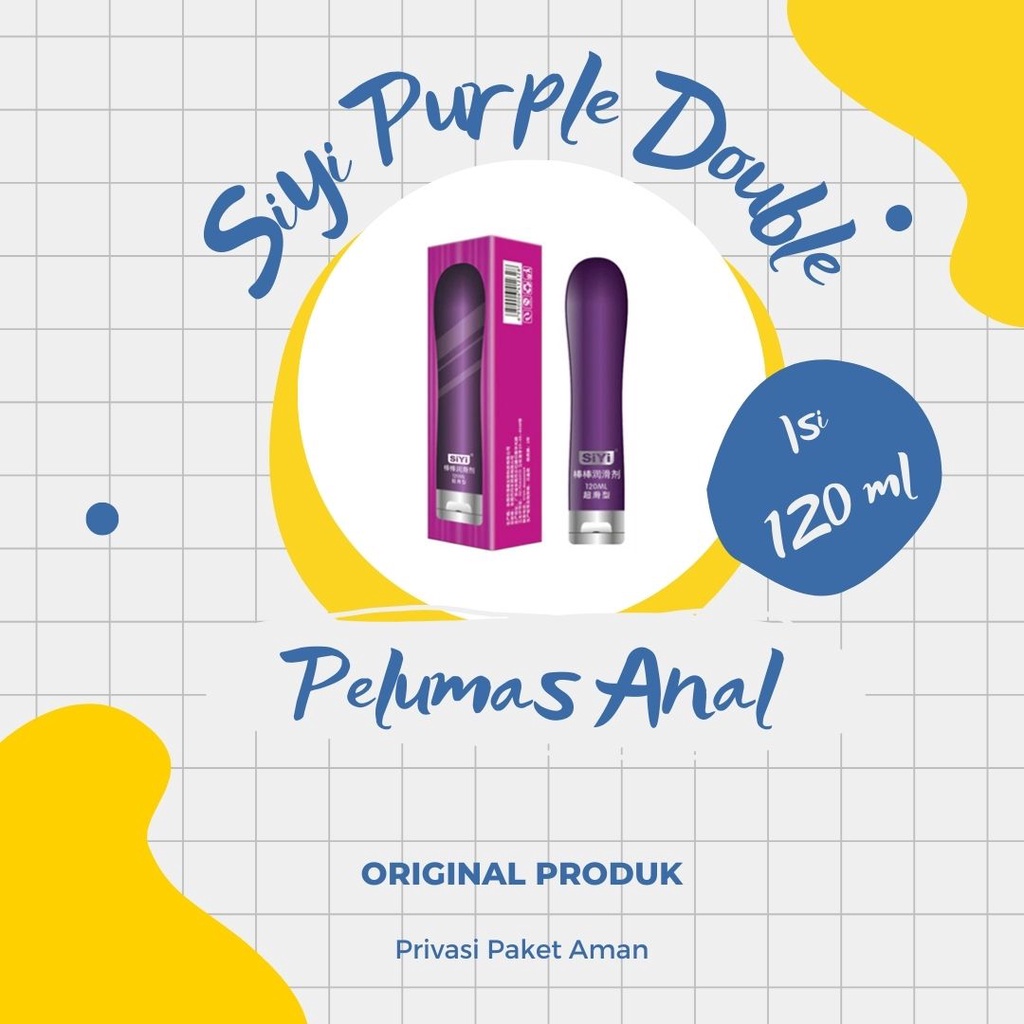 Jual Siyi Purple Double Lubrication 120ml Siyi Premium Lubricant Isi 120 Ml Pelumas Kondom 