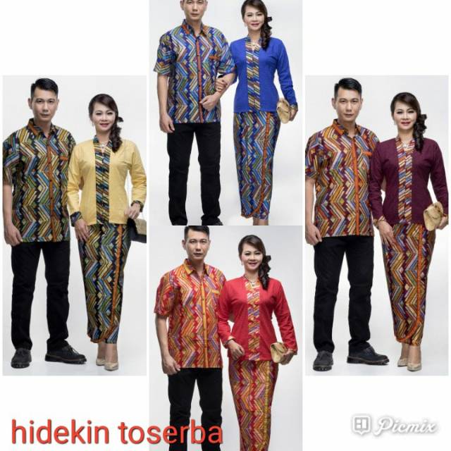 Couple sarimbit batik rok blus blouse kartini rank solo jumbo