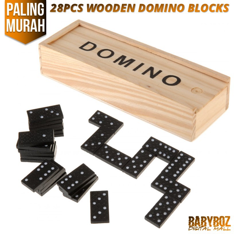 wooden domino blocks