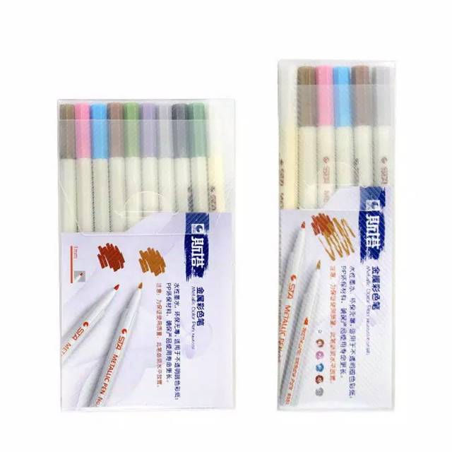 

STA Metallic Pen Brush 10 pcs