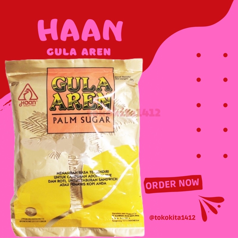 HAAN Palm Sugar 250 gr Gula Aren Bubuk