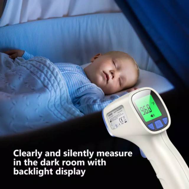 JUMPER TERMOMETER DIGITAL INFRA RED Alat Cek Suhu Badan Demam Panas Anak dan Dewasa