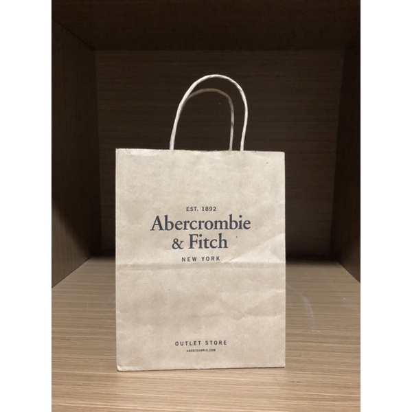

Paper Bag branded Abercrombie & Fitch ORI