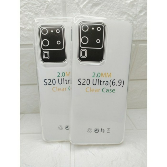 C/C- Softcase Clear Case Sillikon Kondom Case Bening Case Samsung S20 Ultra