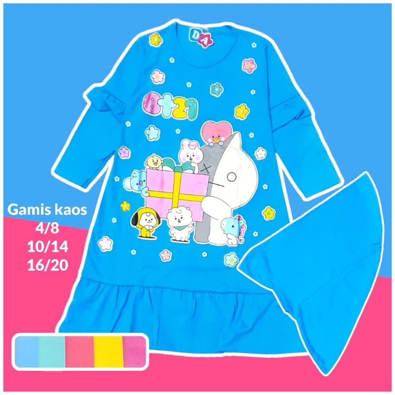 Gamis anak bts