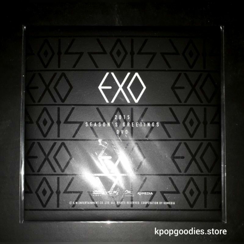 EXO SEASON GREETINGS DVD 2015 (chanyeol baekhyun chen xiumin kai lay sehun suho tao)