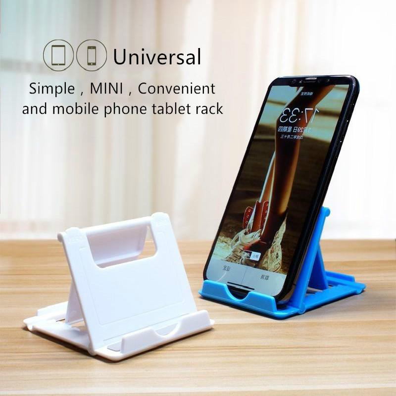 [ Universal Foldable Desktop Phone Holder ] [ Cell Phone Portable Desk Support Stand ] [For All iPhone &amp; Android Phone]