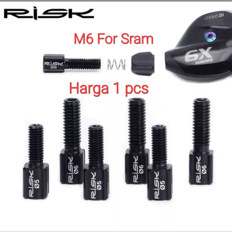 Risk Baut Setelan Shifter M6 Bolt Shifter Adjuster Screw Tube Baut Shifter