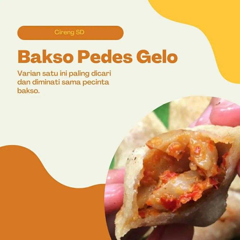 

Cireng Mercon Isi Bakso