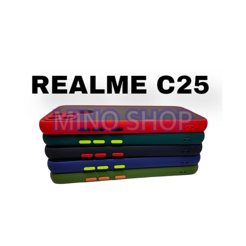 SOFTCASE REALME C25 - HARDCASE DOVE MYCHOICE PLUS PELINDUNG KAMERA - AERO CASE