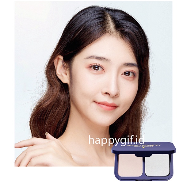 LAMEILA Colour Geometry Bedak 2 in 1 Make Up Powder Cake LA169 5111